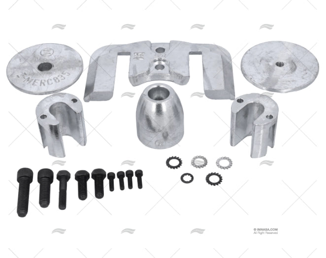 ANODE ZINC KIT P/ MERCURY BRAVO 3 2004 ZINETI