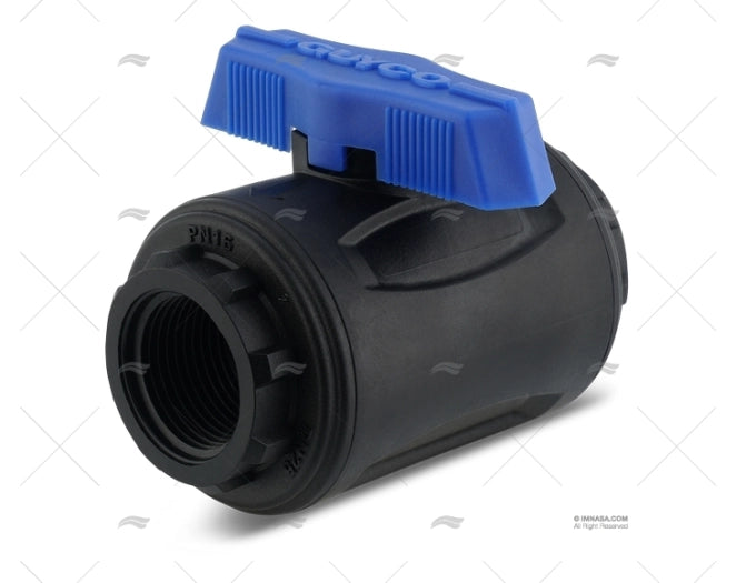 BALL VALVE 2 WAYS NYLON 3/4" NORMA