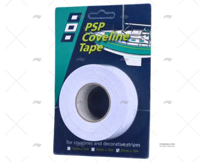 BANDE DECO COVELINE BLANC 25/15MM PSP TAPES