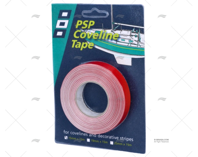 BANDE DECO COVELINE ROUGE 15/15MM PSP TAPES