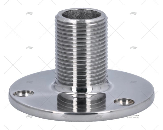BASE FIXE PLAT 4Cm INOX SCOUT