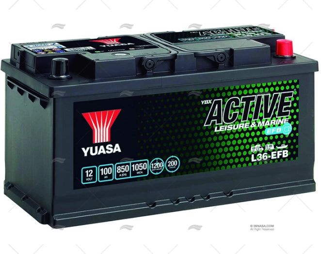 BATTERIE YUASA EFB 100A YUASA1