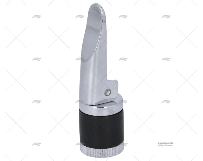 BOUCHON DE NABLE LAITON CHROME 25mm