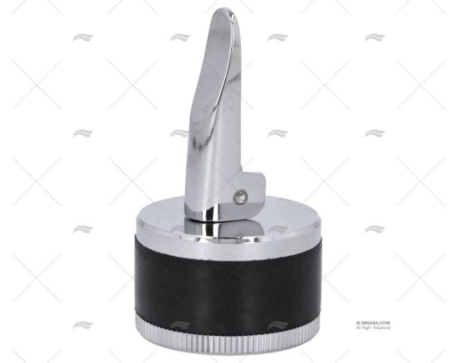 BOUCHON DE NABLE LAITON CHROME 50mm