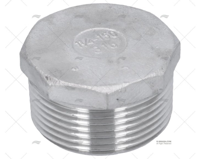 BOUCHON MALE INOX 1 1/4"