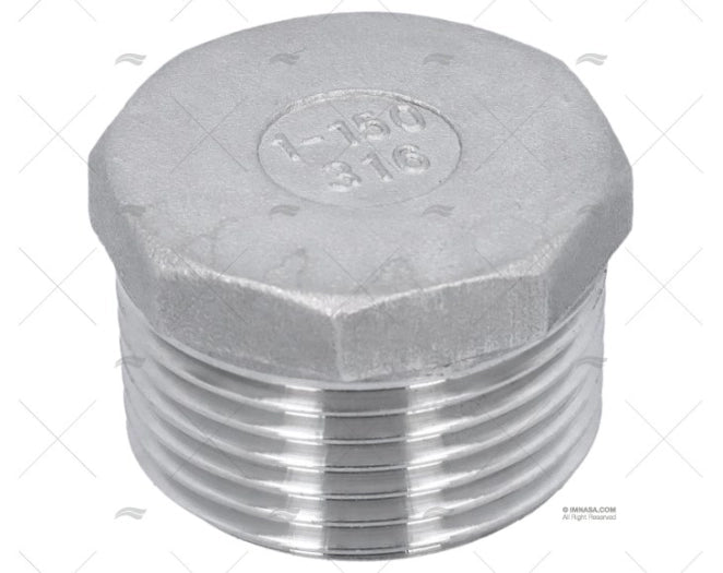 BOUCHON MALE INOX 1"