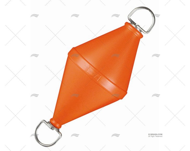 BOUEE BICONIQUE ANNEAU INOX 60L ORANGE