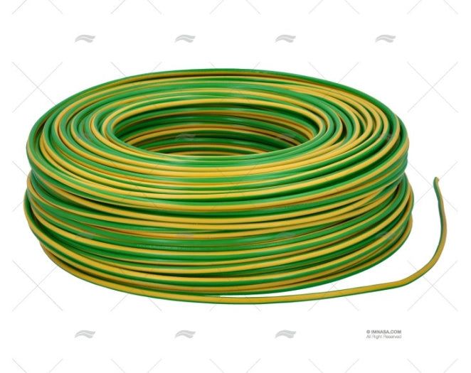 CABLE H05V/H07V 4 GEUNE-VERTE 100m