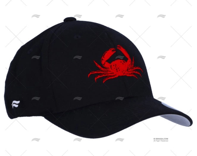 CASQUETTE NOIR CRABE L-XL