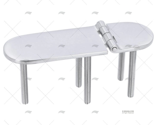 CHARNIERE INOX 40x86x40         TYPE:B-D