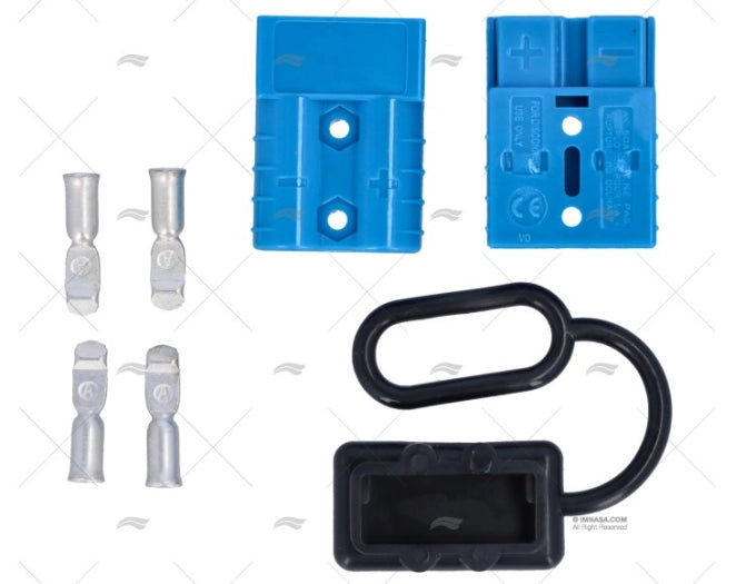 CONECTEUR REPIDE 50A BLEU