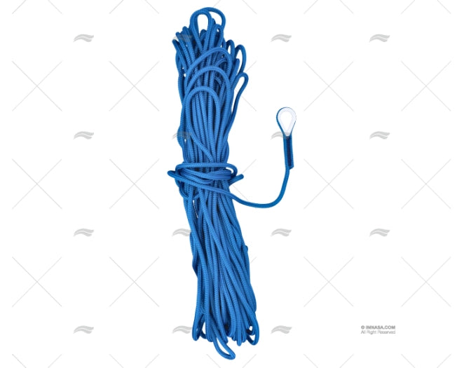 BOSSE DE MOUILLAGE 30m 8mm BLEU