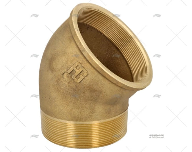COUDE 45º LAITON M-F 4" GUIDI
