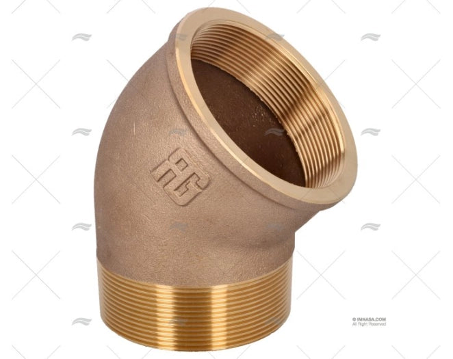 COUDE BRONZE M-H 45º 3" GUIDI