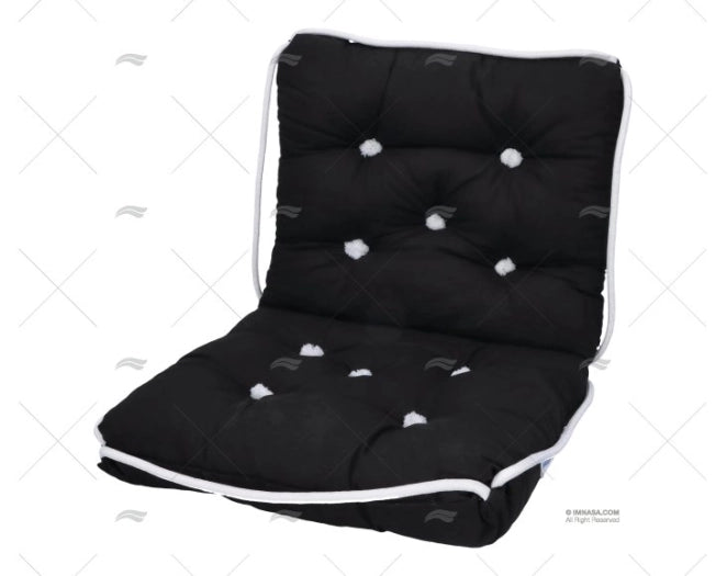 COUSSIN DOUBLE NOIR KAPOK