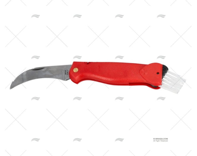 COUTEAU FUNGUI ROUGE 18-H7.5cm