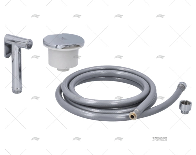 KIT DUCHA CON TUBO GRIS 2,50m Y CAJON IMNASA-