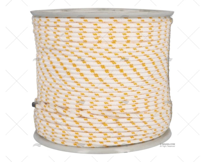 ECOUTE ROYAL NAUTIC 10MM BLANC/JAUNE MEYER