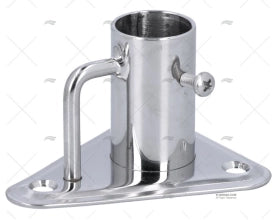SUPPORT CHANDELIER INOX TUBE 1"