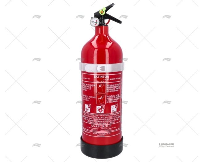 EXTINCTEUR MARINE 2KG ANTIBRAISE ANAF