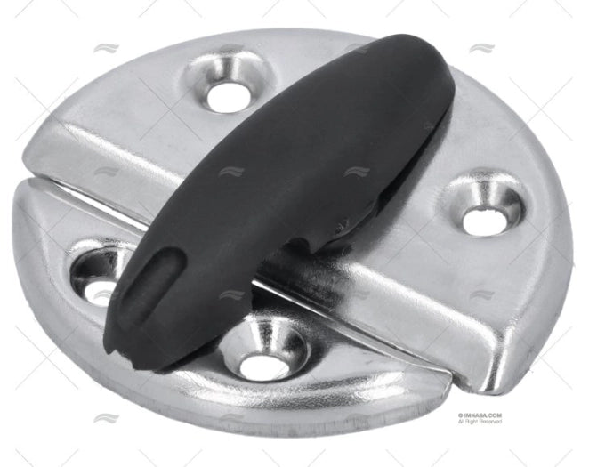 FERMETURE INOX 60mm NYLON NOIRE