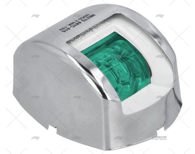FEU 7045 LATERAL VERTE 12V LED INOX