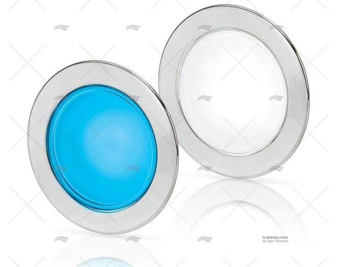 FEU EUROLED 95 RONDE BLANC/BLUE HELLA MARINE