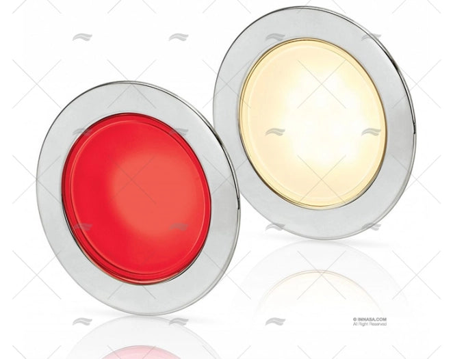 FEU EUROLED 95 RONDE BLANC CHAUD/ROUGE HELLA MARINE
