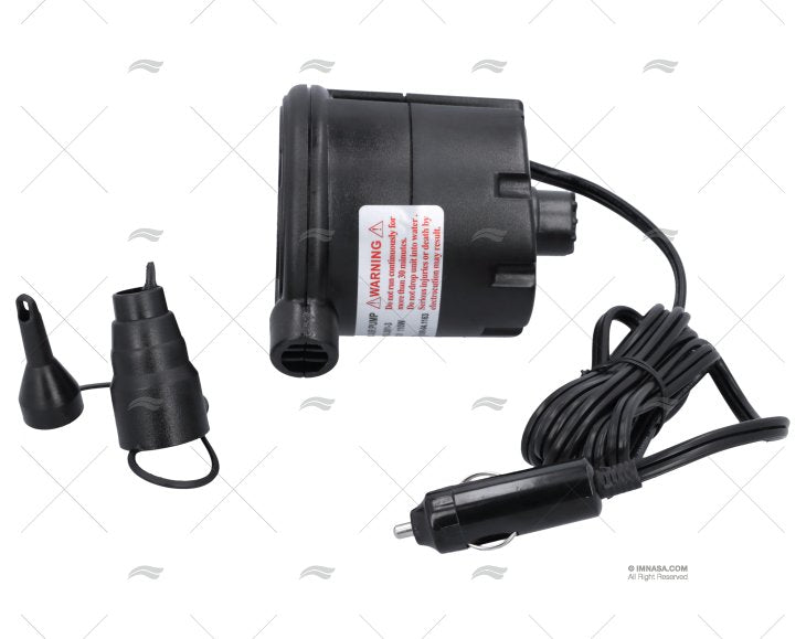 GONFLEUR ELECTRIQUE 12V ABS NOIRE MINI