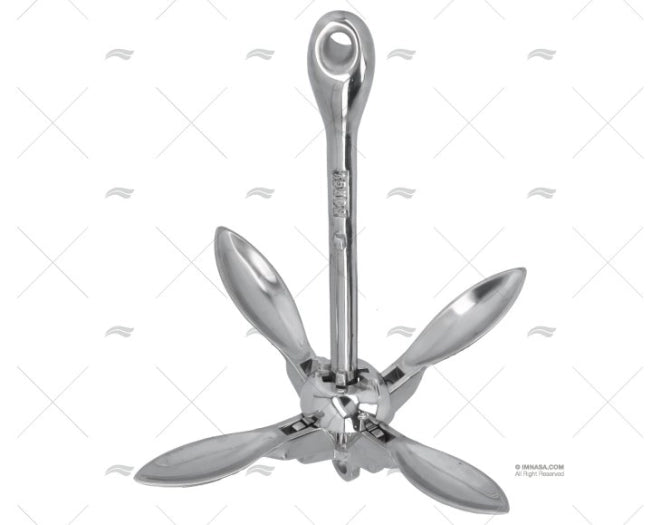 GRAPPIN PLIABLE AISI 316 INOX 1.5kg