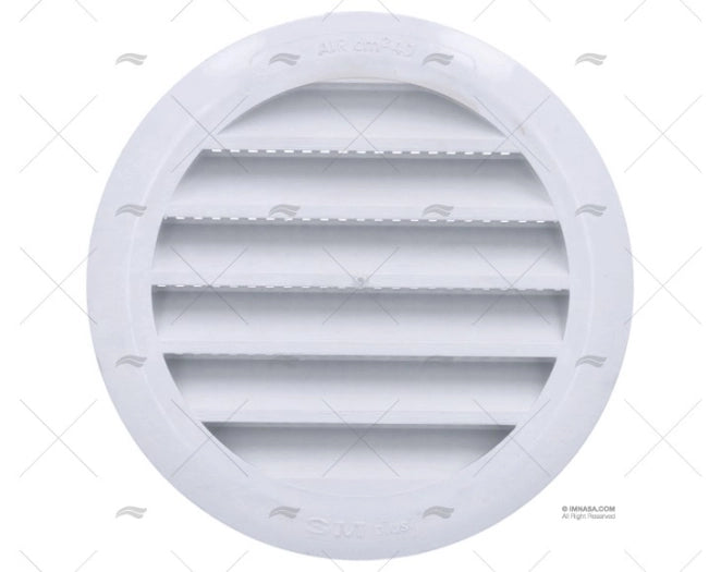 GRILLE AIR BLANCHE 100mm RONDE