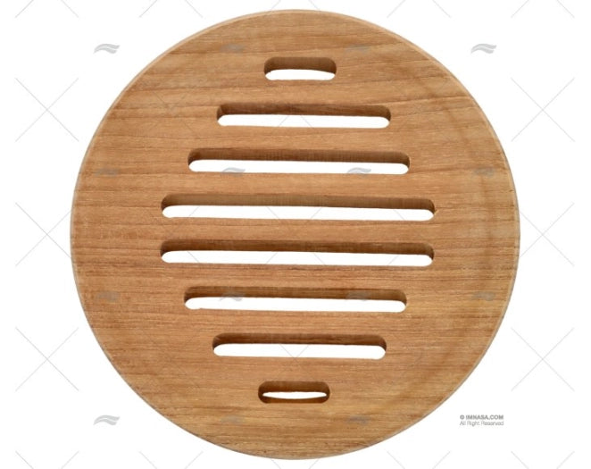 GRILLE DE VENTILATION TEAK D 150mm ARC MARINE
