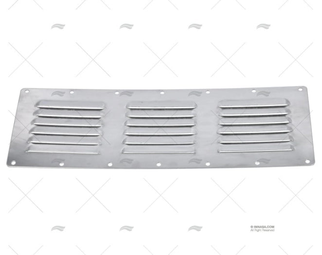GRILLE INOX TRIPLE SS 116x340mm