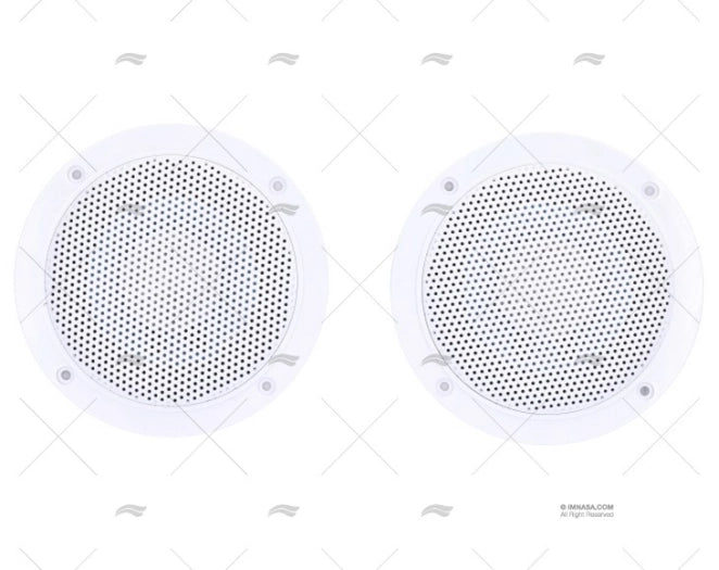 HAUT-PARLEURS 2Ud. 124mm 60W IP44 BLANC