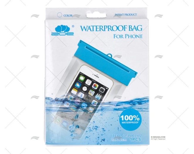 HOUSSE P/SMARTPHONE 100% ETANCHE 23x12Cm