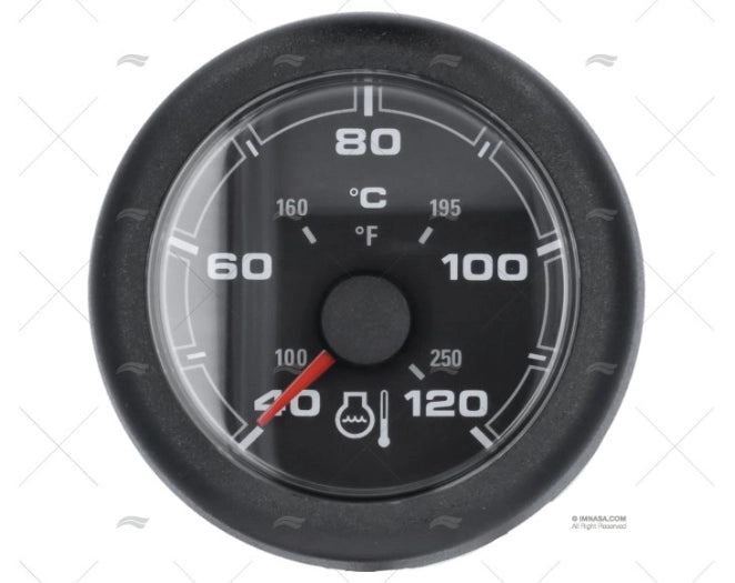 INDIC. TEMP. MOTEUR OL 12/24V 120 52mm