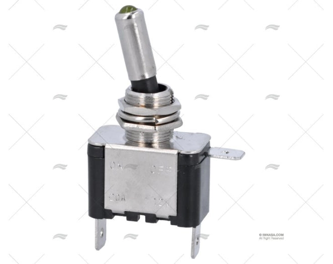 INTERRUP. PUSIER ON-OFF 25A/12V/3PIN LUM3
