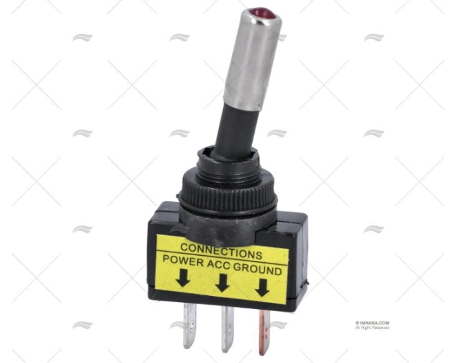 INTERRUPTEUR PUSIER ON-OFF 20A/12V/3PIN1