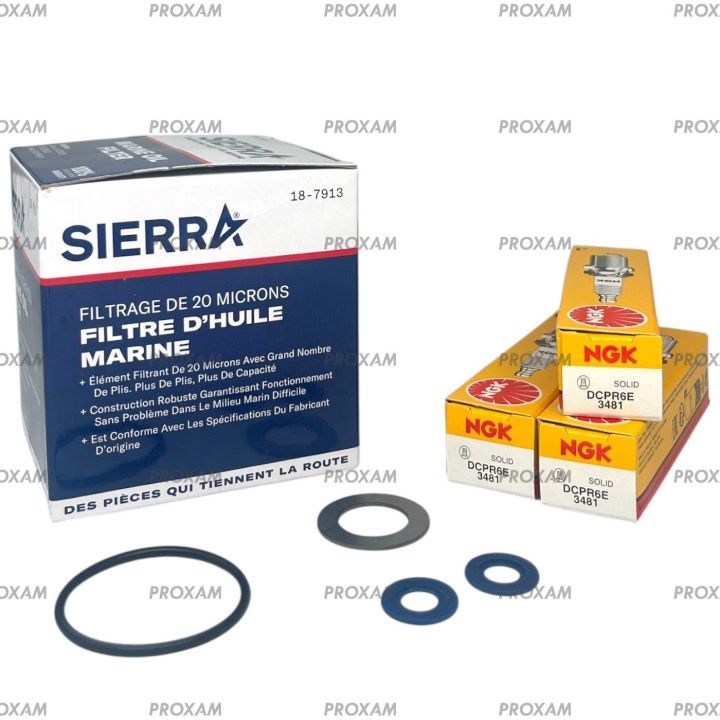 KIT MAINTENANCE DE BASE - MERCURY 25/30CV 4T EFI (Merc 500cm3, 3Cyl.)