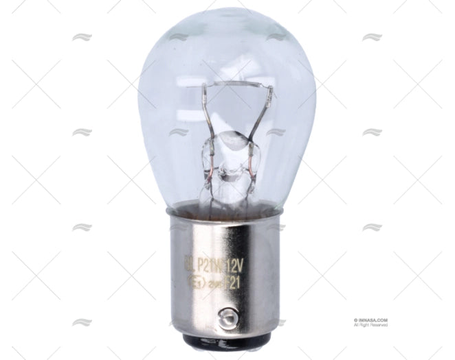 LAMPE SPHERIQUE 27X47 BA15D 12V/21W