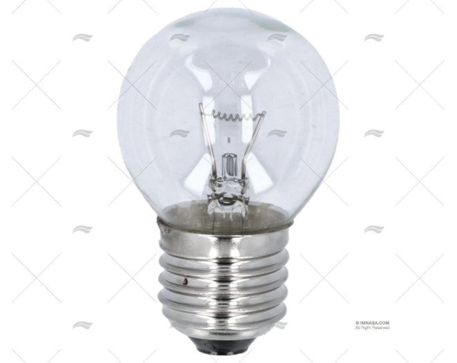 LAMPE SPHERIQUE CLAIRE E-27 24V 60W