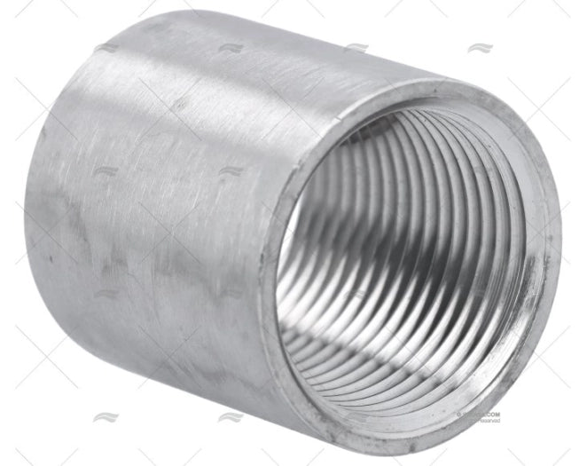 MAMELON DOUBLE FEMELLE INOX 1"