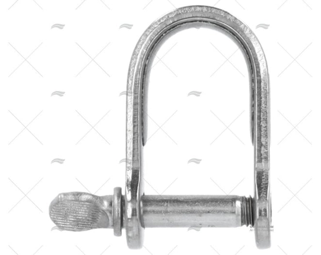 MANILLE PLAT 05mm x 16mm INOX VIADANA