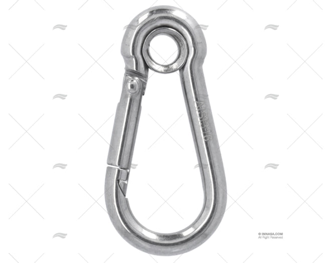 MOUSQUETON INOX 316 4X40 A OEIL