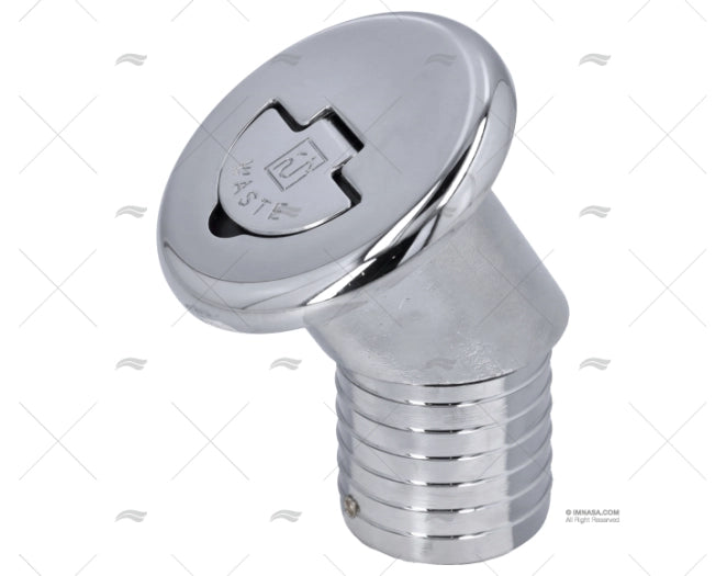NABLE 30º A/CLE LAITON CHROME WASTE 50mm