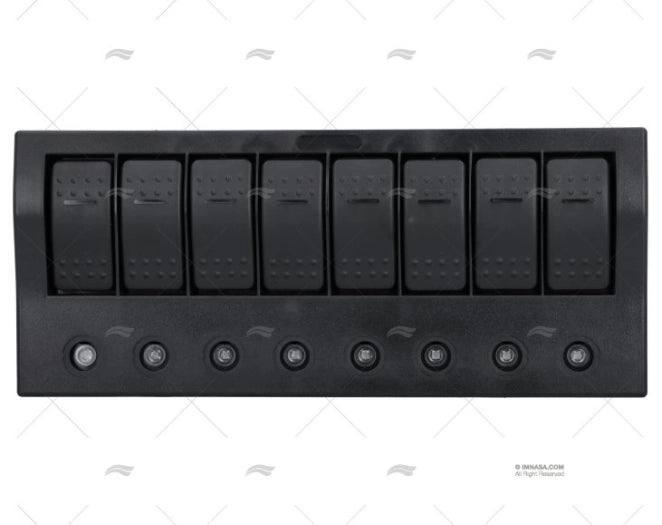 PANNEAU ELECTRIQUE DISJONTEURS/LED 8