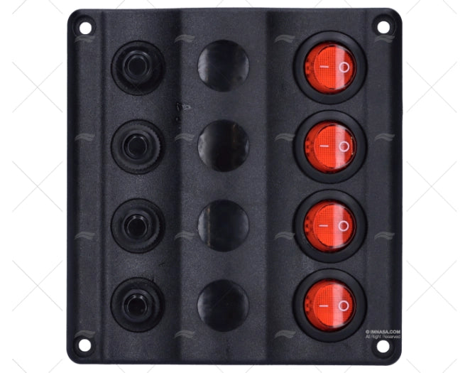 PANNEAU INTERRUPTEUR 12V LED INDICATEUR