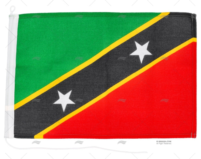 PAVILLON SAINT KITTS & NEVIS 30x 20cm ADRIA BANDIERE