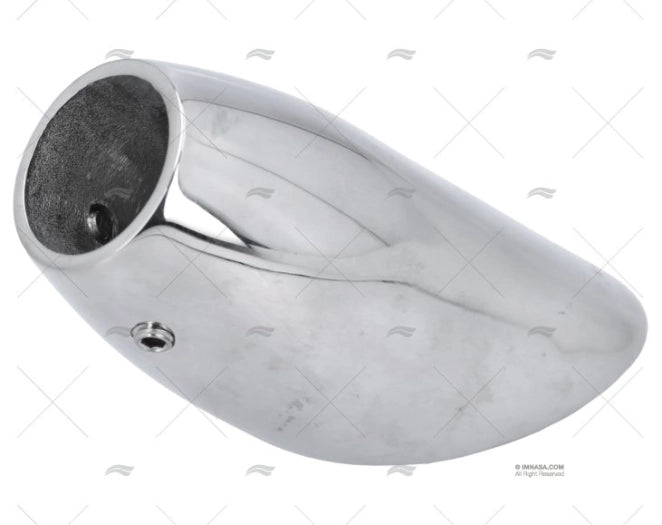 PIED DE BALCON OVALE INOX 45º 25mm