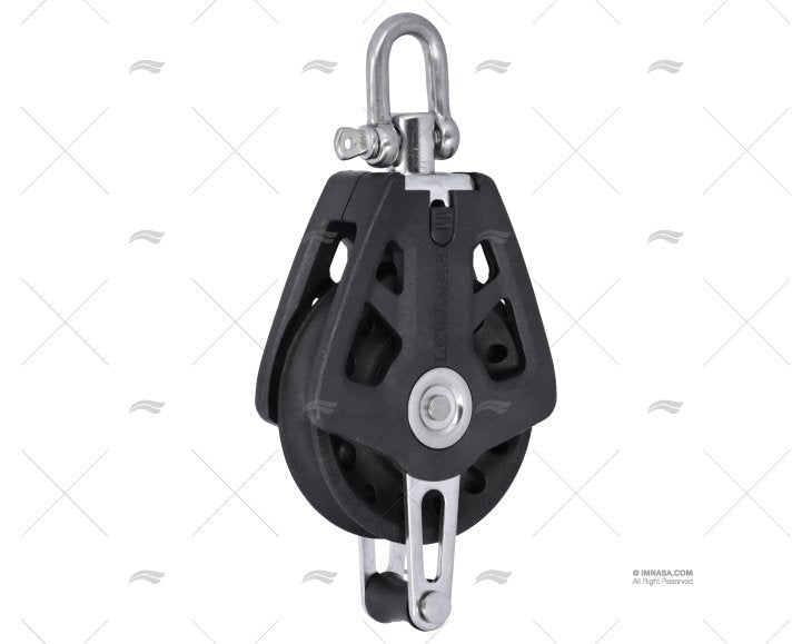 POULIE SYNCHRO T/72 SIMP. A/RANGOT NOIRE LEWMAR